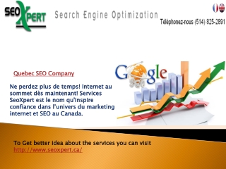 Quebec SEO Company