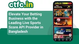 Leading Live Sports Score API Provider in Bangladesh