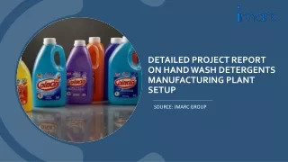 Hand Wash Detergents Manufacturing Plant Project Report