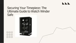 Watch Winder Safe