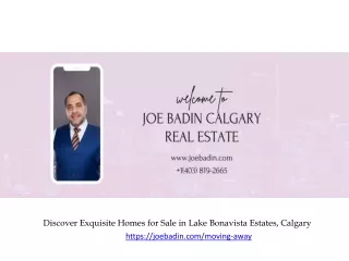 Discover Exquisite Homes for Sale in Lake Bonavista Estates, Calgary