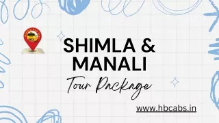 "Scenic Escape: Explore Shimla & Manali from Chandigarh"