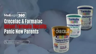 Crecelac & Farmalac Infant Formula Recalls Panic New Parents