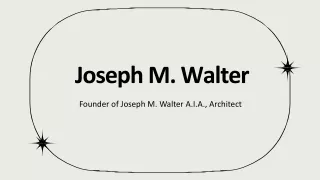 Joseph M. Walter - An Exceptional Multitasker - Largo, Florida