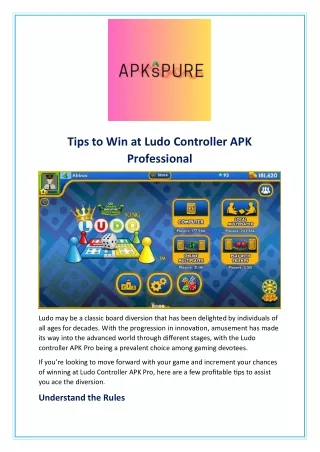 Tips to Win at Ludo Controller APK Professional