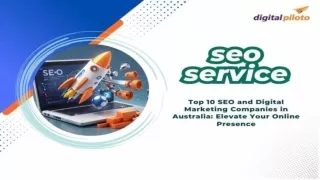 Top 10 SEO and Digital Marketing Companies in Australia Elevate Your Online Presences