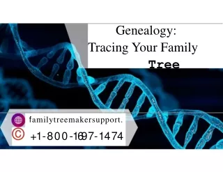 Genealogy: Tracing Your Family Tree