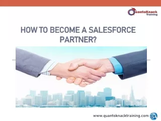 How to Become a Salesforce Partner