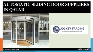 AUTOMATIC SLIDING DOOR SUPPLIERS IN QATAR