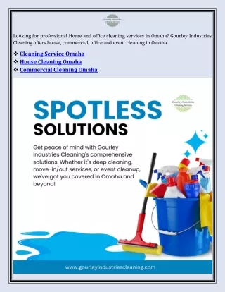 Gourley Industries Cleaning Services