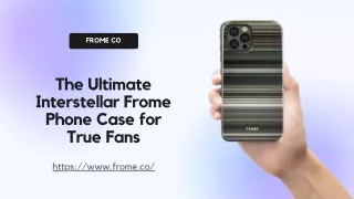 The Ultimate Interstellar Frome Phone Case for True Fans