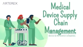 Optimizing Medical Supply Chain Management with Arterex Medical