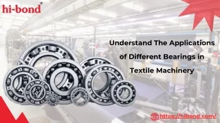 Understand The Applications of Different Bearings in Textile Machinery