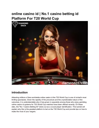 online casino id _ No