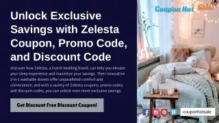 Zelesta Coupon, Promo & Discount Code - Coupon Hot Sale