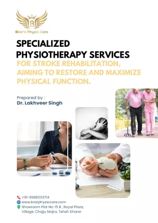 Home visit physiotherapy in Mohali