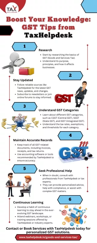 Boost Your Knowledge GST Tips from TaxHelpdesk