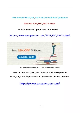 Fortinet FCSS_SOC_AN-7.4 Practice Test Questions