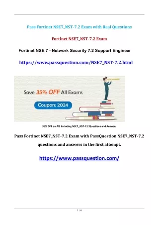 Fortinet NSE7_NST-7.2 Practice Test Questions