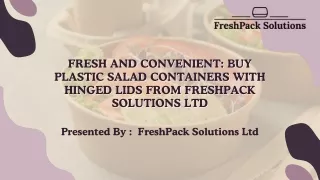 Small Plastic Salad Containers for Sale| Buy Plastic Boxes with Hinged Lids Onli