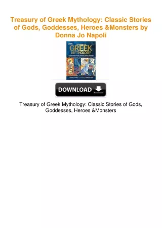 Treasury of Greek Mythology: Classic Stories of Gods, Goddesses, Heroes &