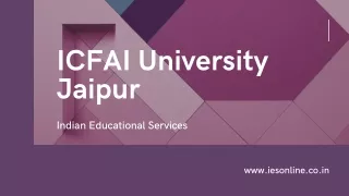 ICFAI University Jaipur