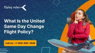 What Is the United Same Day Change Flight Policy