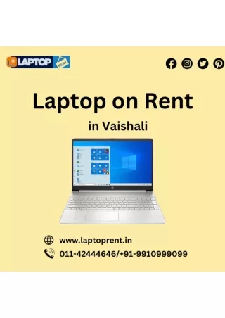 Branded Laptop on Rent in Vaishali 9910999099