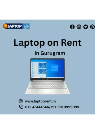 Branded Laptop on Rent in Gurugram 9910999099