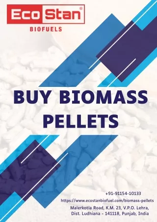 Buy Premium Biomass Pellets for Efficient and Eco-Friendly Heating