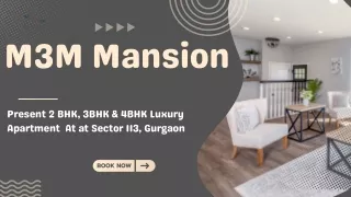 M3M Mansion Gurgaon E-Brochure