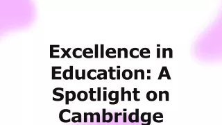 Epistemo School Leading Cambridge Schools in Hyderabad