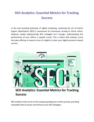 SEO Analytics: Essential Metrics for Tracking Success