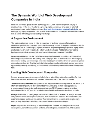 The Dynamic World of Web Development Companies in India (14)
