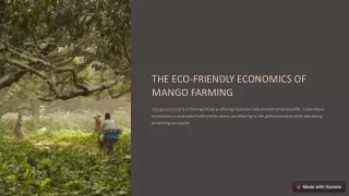 THE ECO-FRIENDLY ECONOMICS OF MANGO FARMING