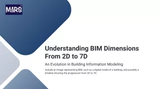 BIM Dimensions from 2D TO 7D