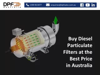 Buy Diesel Particulate Filters at the Best Price in Australia