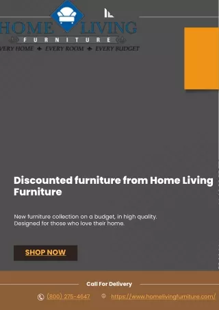 Discounted furniture from Home Living Furniture