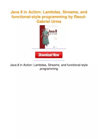 Java 8 in Action: Lambdas, Streams, and functional-style programming by