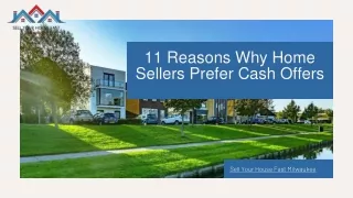 11 Reasons Why Home Sellers Prefer Cash Offers | Sell Your House Fast Milwaukee