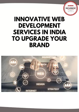 Innovative Web Development Services India to Upgrade Your Brand