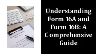 Form 16A and Form 16B