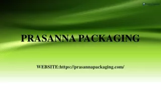 Prasanna packaging - filling and sealing machines india