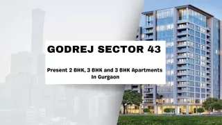 Godrej Sector 43  Gurugram E-Brochure