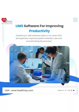 LIMS Software for Improving Productivity