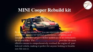 JCW Rebuild kit
