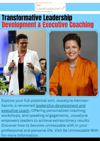 Transformative Leadership Development & Executive Coaching