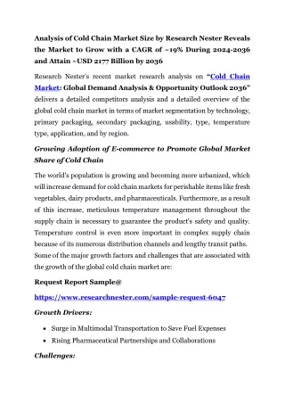 Cold Chain Market