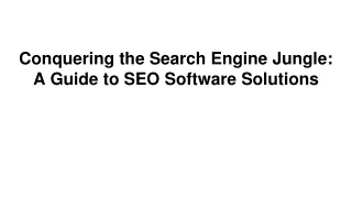 Unleash Organic Growth: Top SEO Software Solutions for Ranking Success