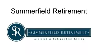 Top 5 Reasons to Choose Assisted Living in Utah County with Summerfield Retirement